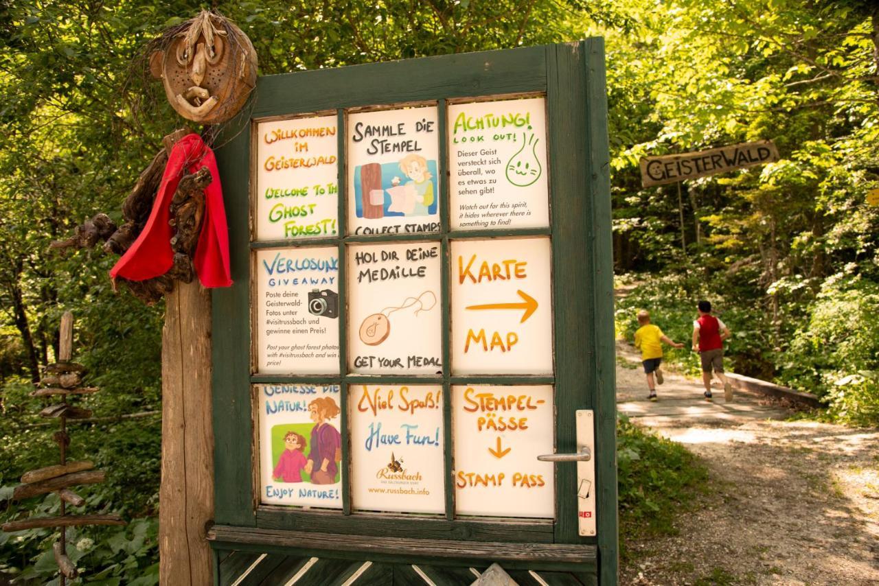 Gasthof Waldwirt Russbach am Pass Gschütt Kültér fotó
