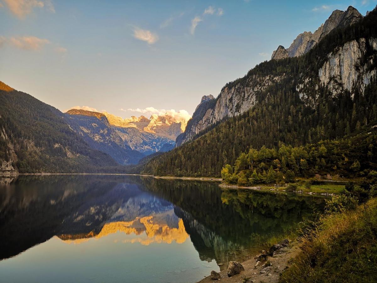 Gasthof Waldwirt Russbach am Pass Gschütt Kültér fotó