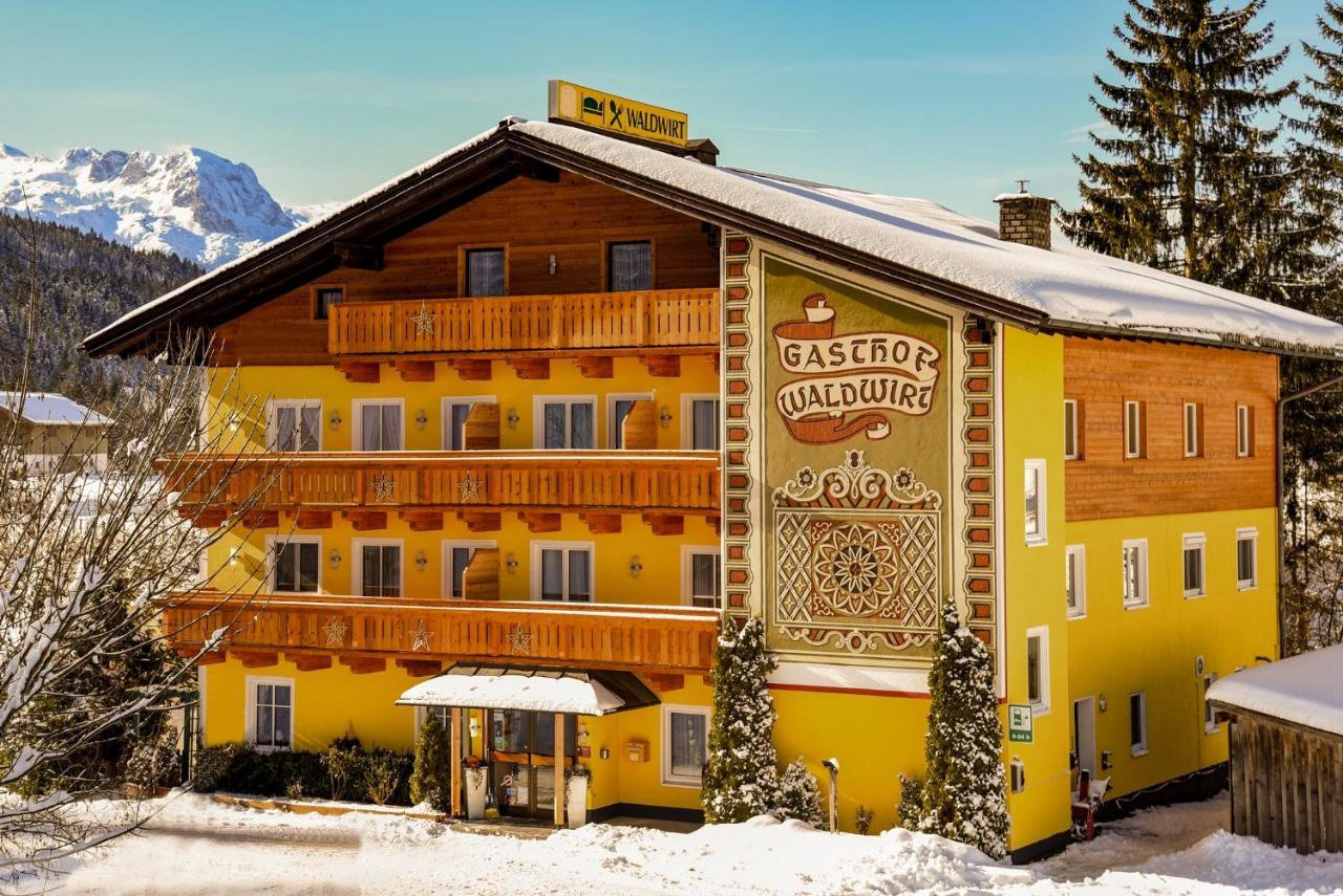 Gasthof Waldwirt Russbach am Pass Gschütt Kültér fotó